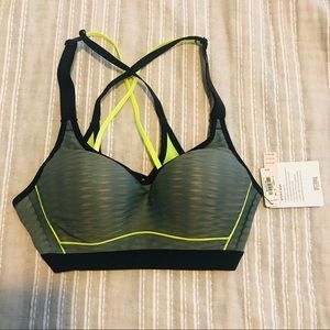 SOLD - NWT Victoria’s Secret Striped Green Bra